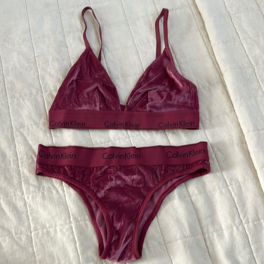 Calvin Klein Bralette and Panty Set